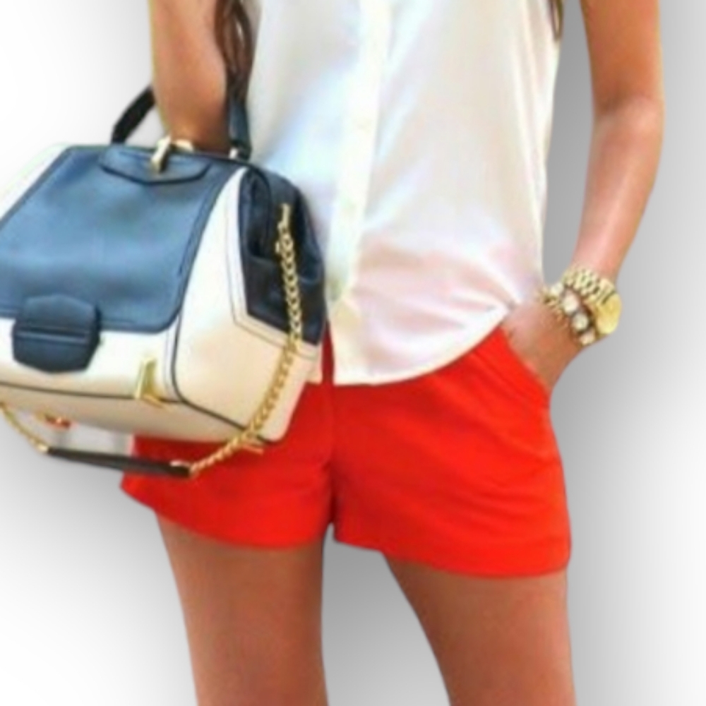 Mossimo Red Shorts with Pockets Size M
